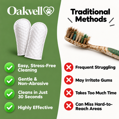 Natural Dental Finger Wipes for Pets